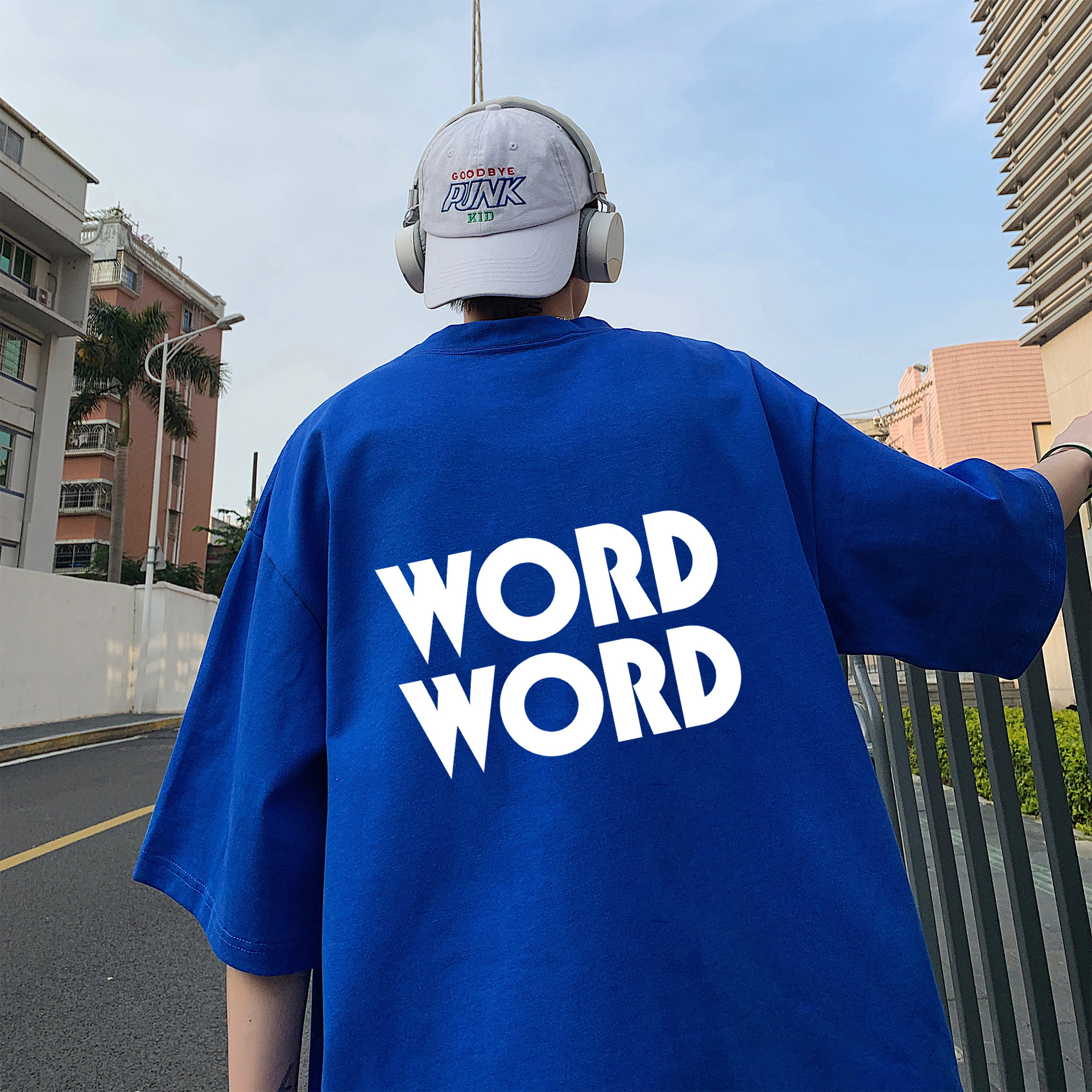 Cotton summer short sleeve T-shirt