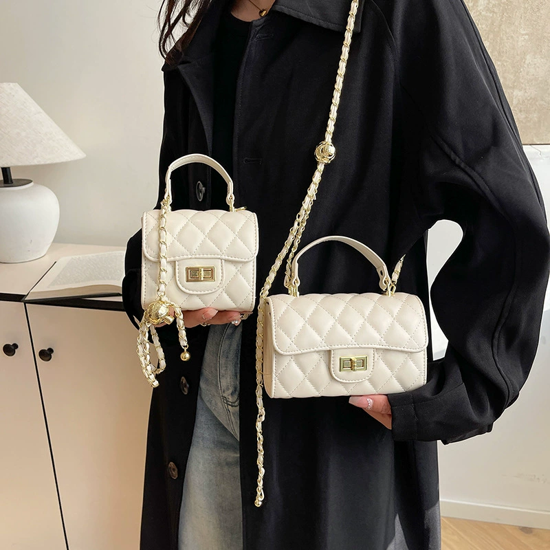 Маленькая однорукая сумка, цепочка, корейский стиль, стиль Chanel