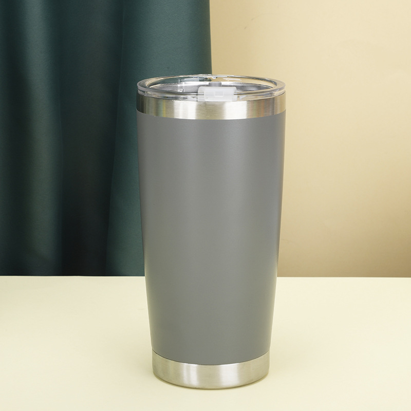 Comercio exterior de gran capacidad taza de helado cerveza taza de café de acero inoxidable doble 20oz taza de coche 304 taza de agua del coche