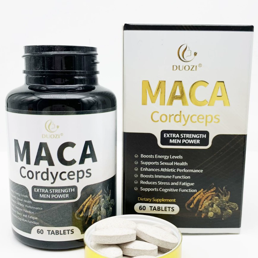 Таблетки MACA, 60 штук, для международной торговли, конфетообразные таблетки, для здоровья