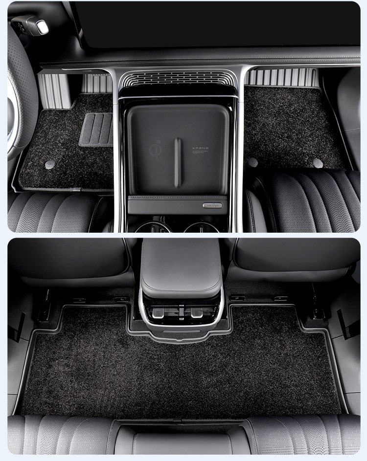 Suitable for 22-25 Models of Xpeng G9 Car Floor Mats, Trunk Mats, Tpe Floor Mats, Special Car Seat Back Cushions