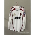 Long sleeve#0607/ac away champions league version + armband