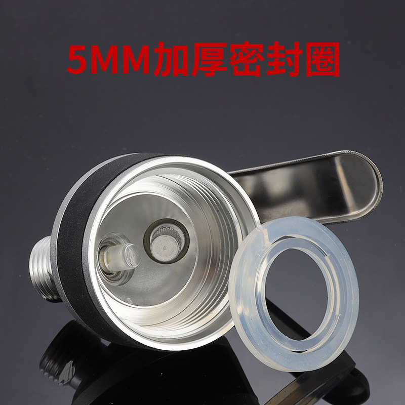 Pistola de crema de acero inoxidable, sifón espumador para nata y decoración de postres, uso profesional y doméstico