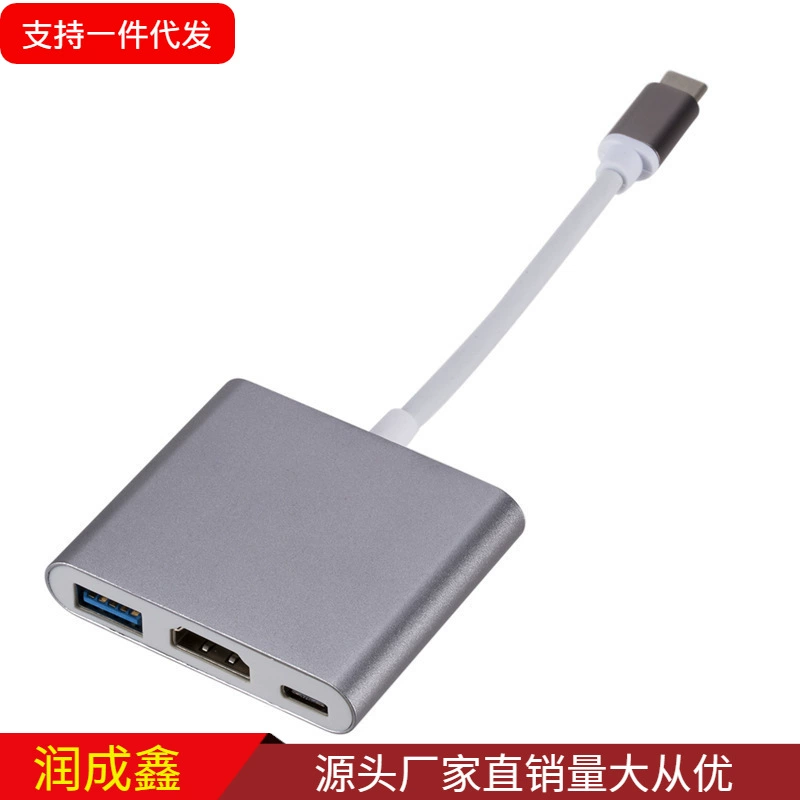 USB3.1 Type C TO HDMI+USB3.0 конвертер Trinity PD питание 4K кабель конвертации