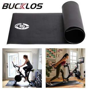 Bicycle Cycling Mat Pvc Non-Slip Bicycle Shock-Absorbing Mat 30*60/36*72Inch Floor Mat Exercise Bike