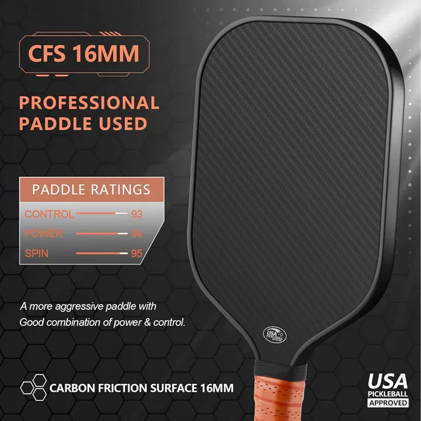 3K Full Carbon Fiber Pickleball Racket Carbon Graphite Honeycomb Board Outdoor Sports Cross-Border Gift Pickleball