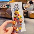 Acessórios de pingente de boneca boneca feita à mão diy estrela bonito frisado telefone móvel pingente de carro chaveiro pingente de boneca 12