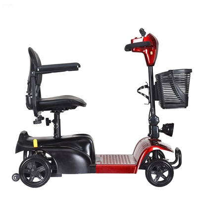 Qatlanan elektrik velosipedlər Scooter Four-Wheel Electric Foldableing