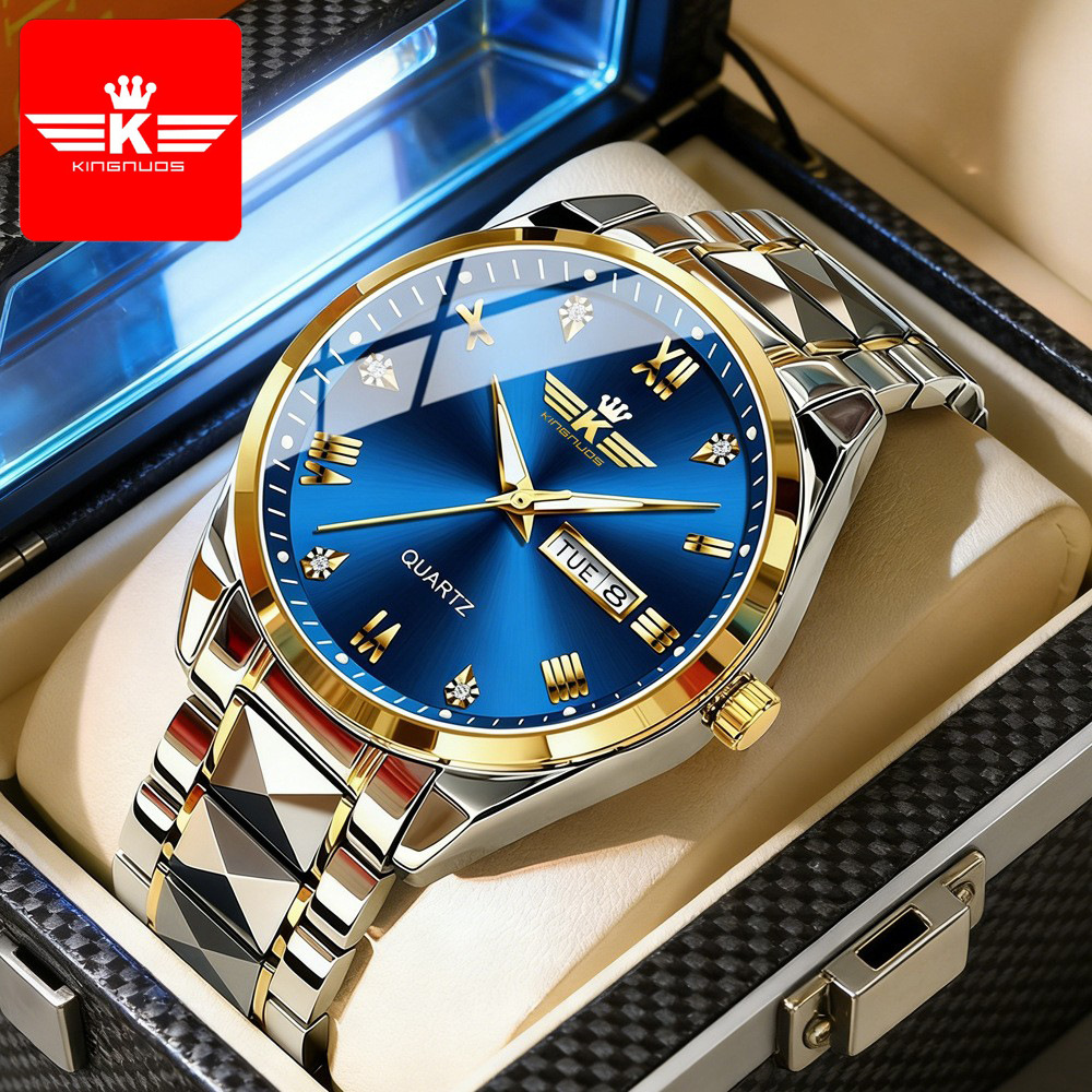 Famous Brand Men's Watch Genuine Official Flagship Store Swiss Mechanical Watch Men's 2025 New Waterproof Quartz Watch