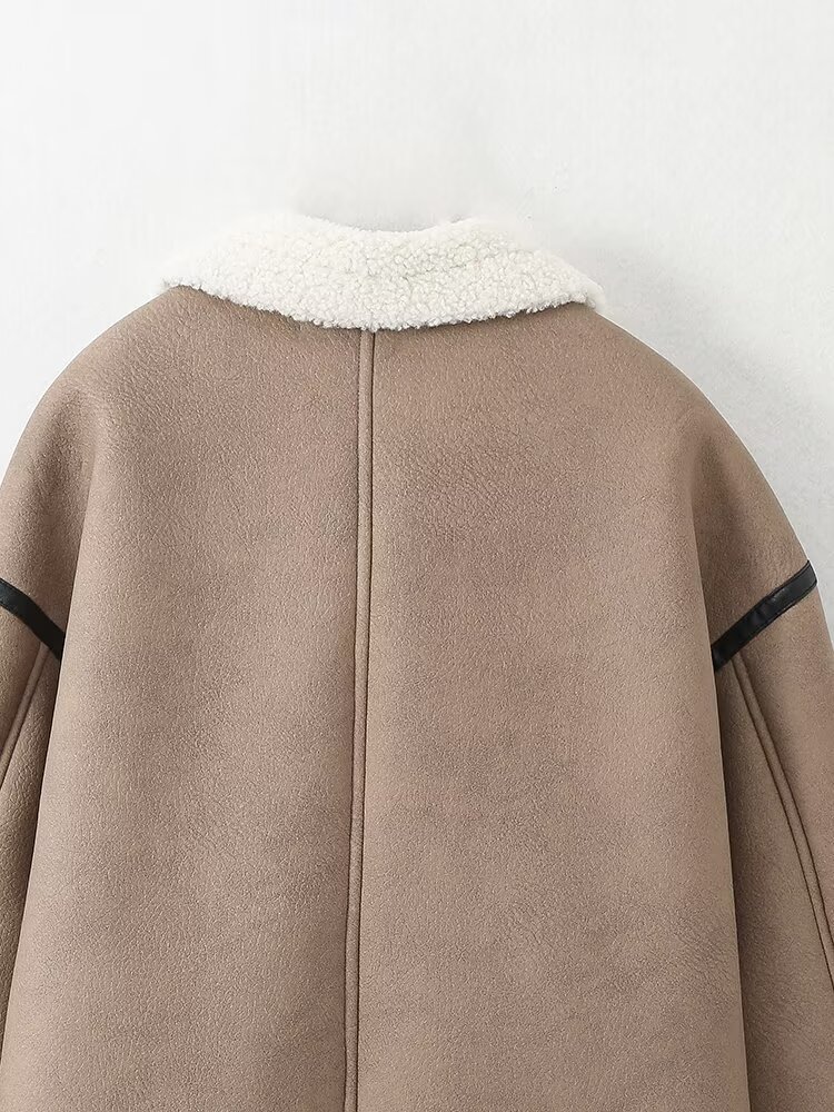 Winter Neue Produkt frauen Street Fashion Lange Stil Doppelseitige breasted Mantel W_voghion.com