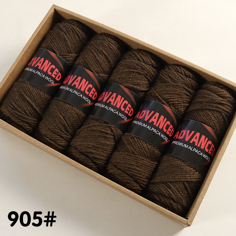 Ovillo de Lana de Alpaca Térmico para Tejido a Mano y DIY