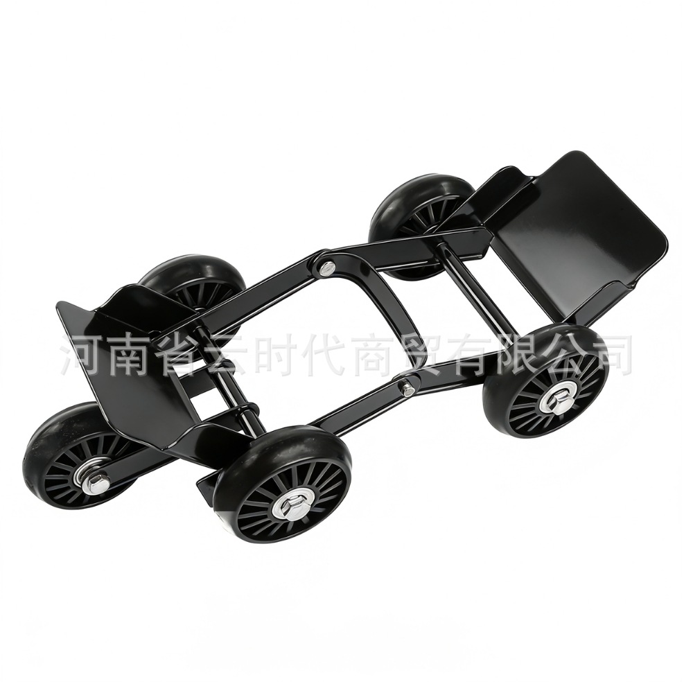 Motuoche Heavy Duty Electric Vehicle Tire Pushing Tool (Təkər hərəkət platforması) - black-heavy-duty-single