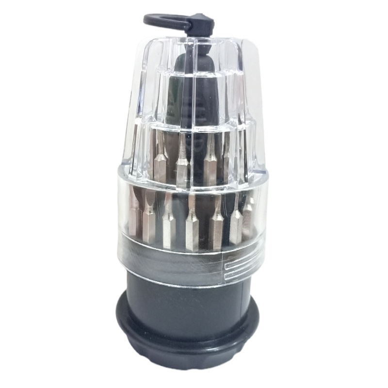 Juego de destornilladores pagoda de 31 piezas (negro)