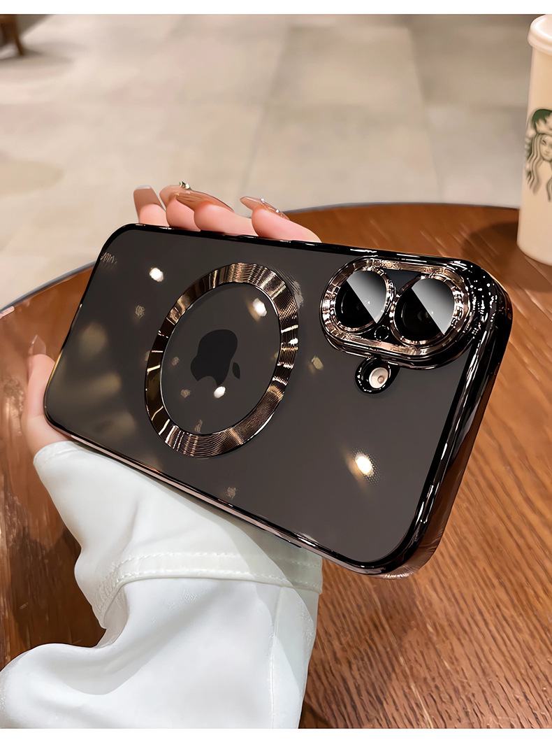 Negro-Falto magnético-con película de lente akn