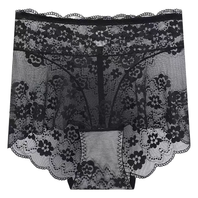 Tiktok Net популярное легкое нижнее белье с высокой талией, женские хлопковые дышащие сексуальные кружевные трусы для подтяжки живота