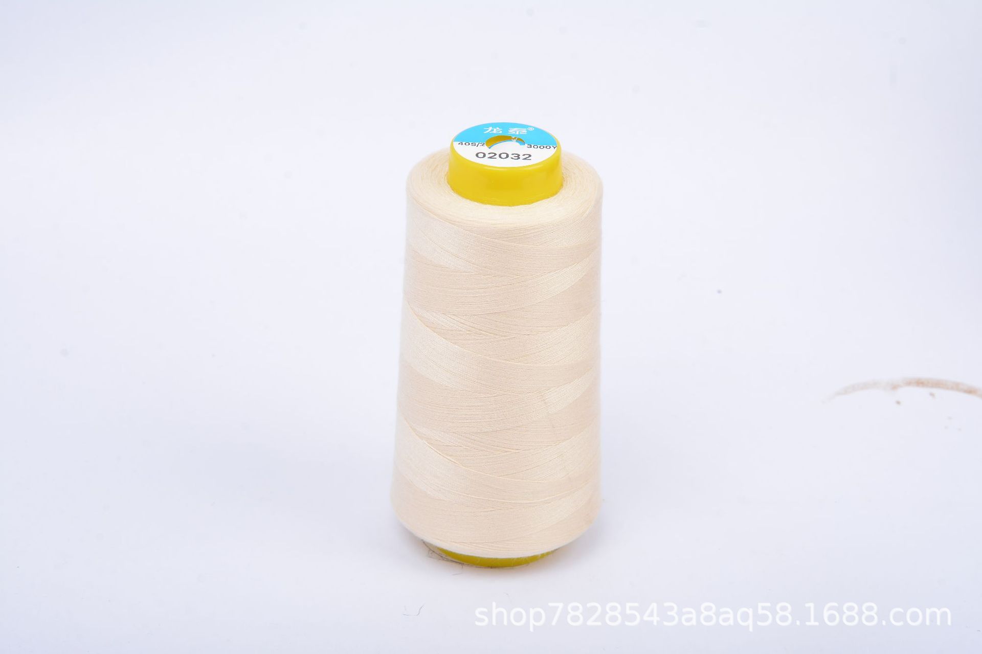 402 Liu Qing 3000 yardas línea de costura serie marrón línea especial de fábrica de ropa línea de máquina de coser de alta velocidad