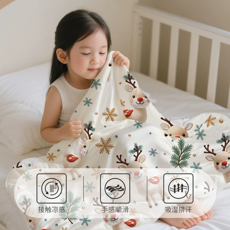 Класс А дети летнее холодное стекольное летнее детское детское детское ледяное шелк