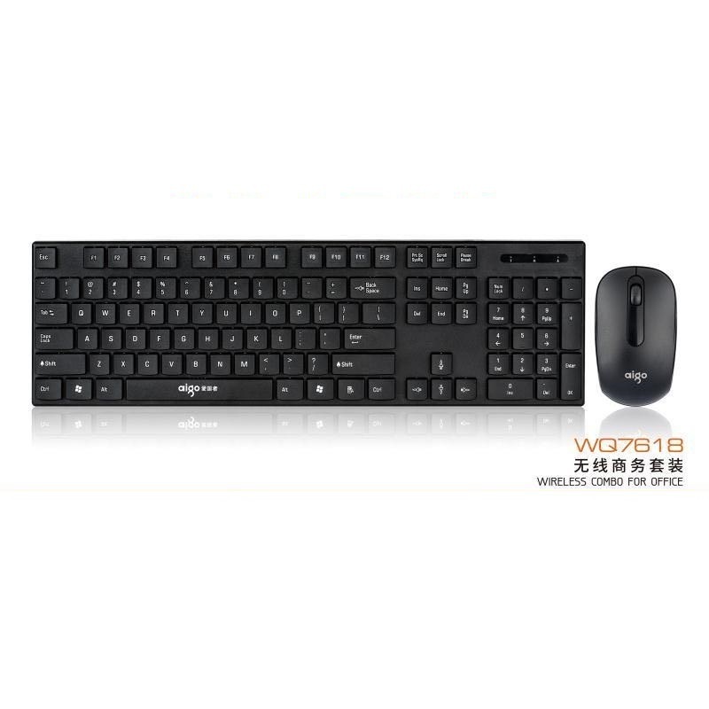 WQ7616 ワイヤレス キーボードとマウス セット オールインワン デスクトップ ラップトップ ワイヤレス キーボードとマウス セット|undefined