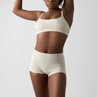 Cotton Bra Short хлопок аммиачное спортивное белье йога женская задняя одежда костюм для домашнего фитнеса топ подтяжка