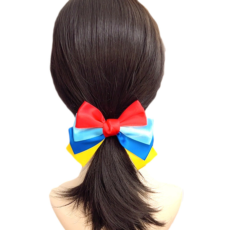 20g Weight Hair Clip Hair Accessories Type 1 Piece Quantity Holiday, Daily Occasion Bow Knot Pattern Girl'S Gender Sweet Style Girl'S Sweet Bow Knot Cloth Hair Clip 5