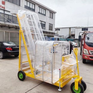 Stainless steel hand-held tanker sampling ladder tanker climbing ladder maintenance platform climbing ladder 4.5 meters carbon steel