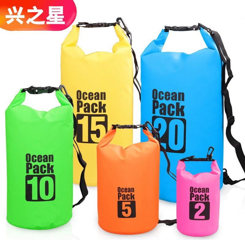 ПВХ водонепроницаемый мешок ведро мешок водонепроницаемый мешок Пляжный дрейф плавательный мешок открытый рюкзак завод прямых продаж