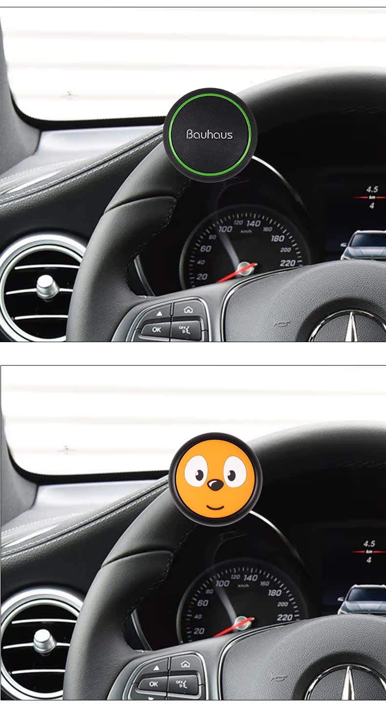 Car steering wheel booster, innovative bearing-type steering ball for trucks and large vehicles, single-hand turning aid, labor-saving steering assist