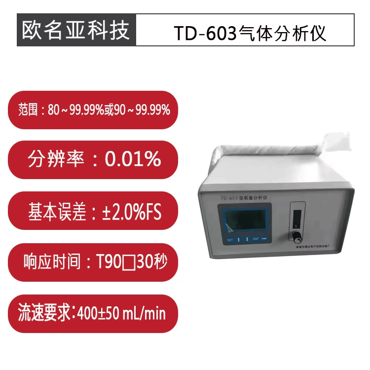 Портативный анализатор кислорода TD-603