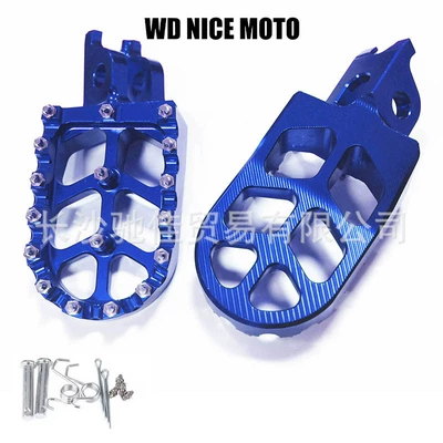 Pedals, Motorcycle pedals - blue