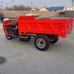 High-horsepower diesel tricycle tipping bucket dump construction engineering agricultural transportation three-bouncer load king time wind five signs