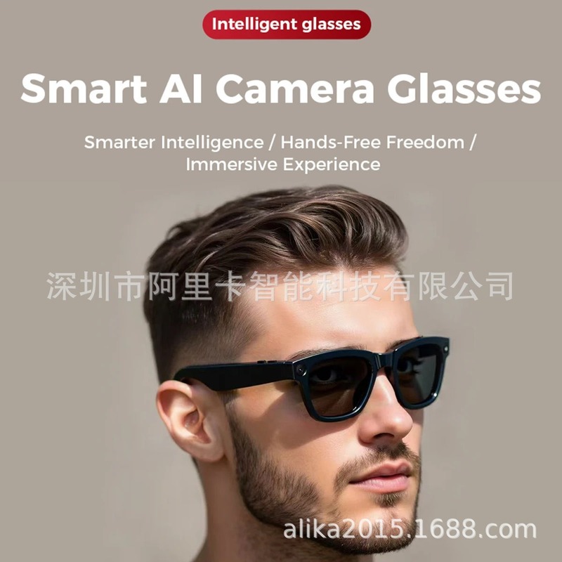 1080P高解像度カメラ、画像認識、AI翻訳、スマート500WビデオグラスM01、ソースファクトリー|undefined