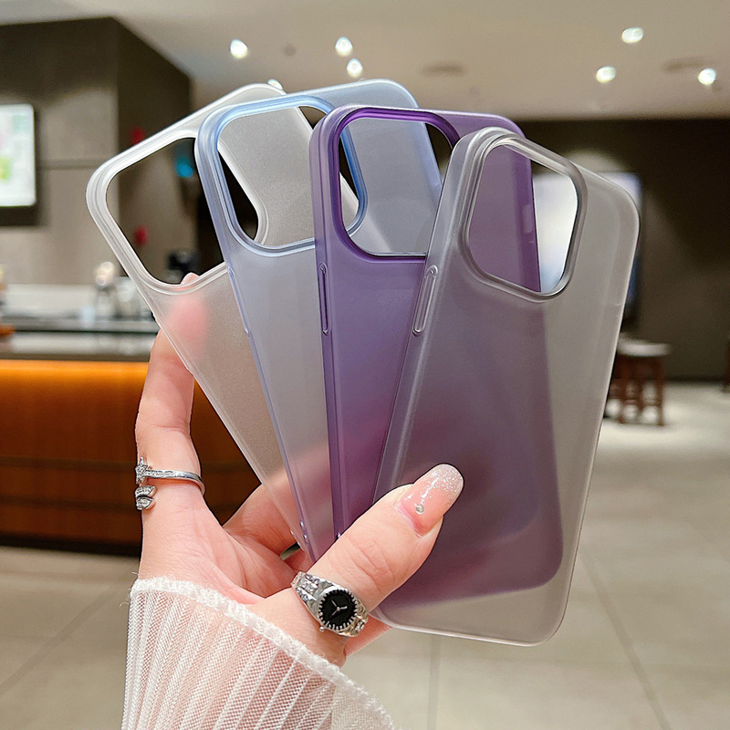 Pc Matte Apple 16 Phone Case 16Promax Non-Yellowing Iphone15 Material 17Pro Protective Case Suitable
