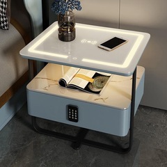 スマート軽豪華岩板ベッドの頭の棚の寝室は極めて簡単で無線充電ができます。