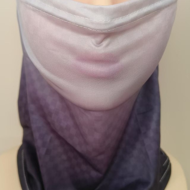Women's Gradient Ice Silk Face Mask Breathable Uv Protection Veil_voghion.com