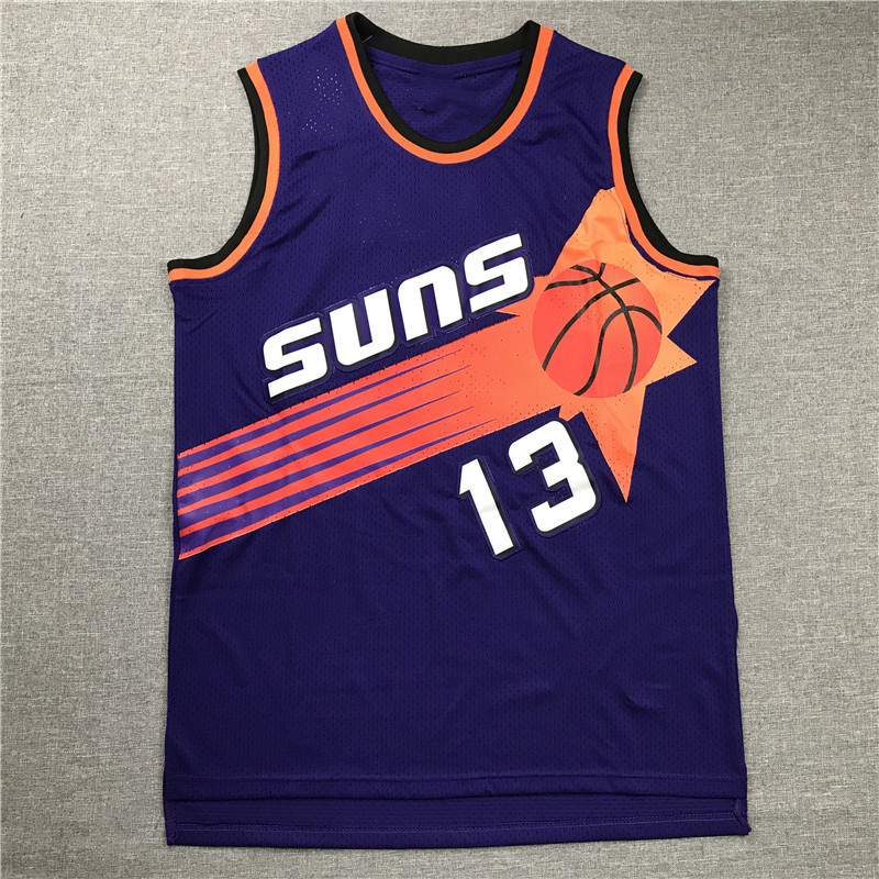 Sun Team No. 34 13 # 3 # 1 Buckley Retro Mesh Basketball Jersey Uniform Dense Embroidered Version Sports Vest for Men