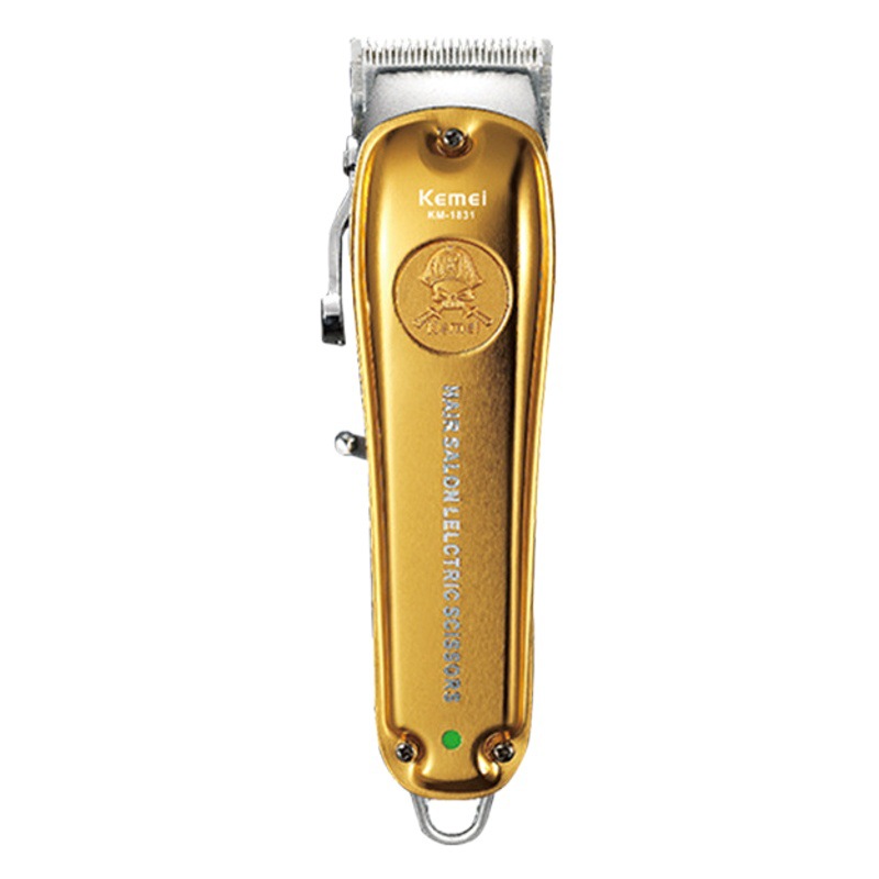 Kemei transfronteriza de alta potencia eléctrica Clipper peluquero tijeras ajustable de acero inoxidable cortador de cabeza eléctrica Clipper pelo Clipper