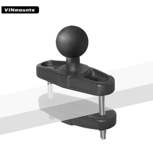 Forklift Square Tube Fixed Non-Destructive Installation Flat Bracket 1.5inch Ball Head Compatible with 79 Wide Square Tube Ball Head Base