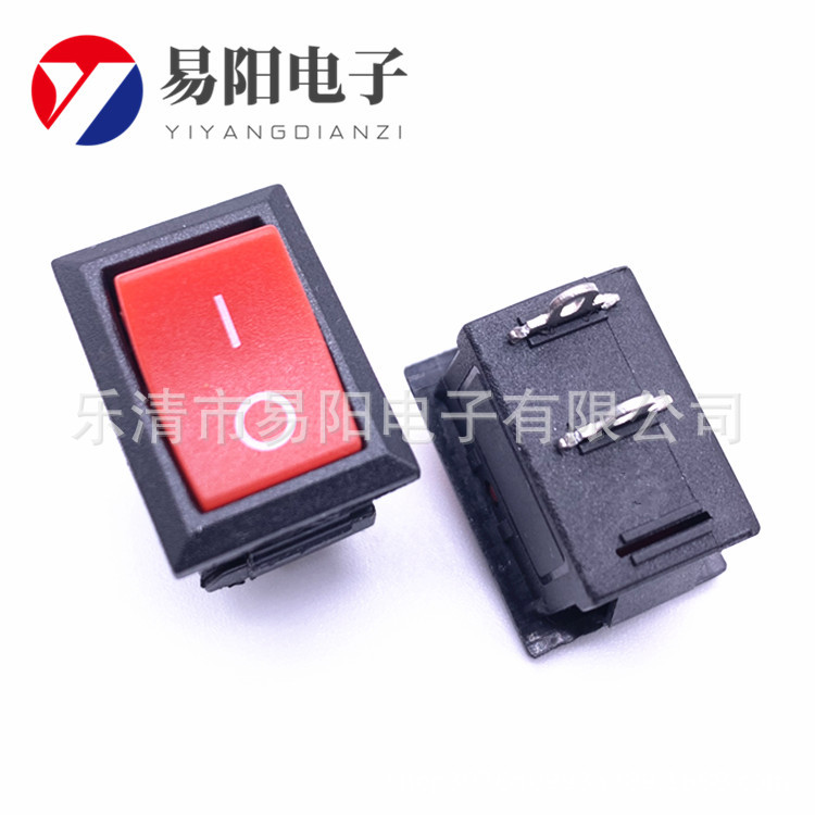 KCD1-101翘板船型开关 21*15MM两脚两档 5A250V 饮水机电子称开关