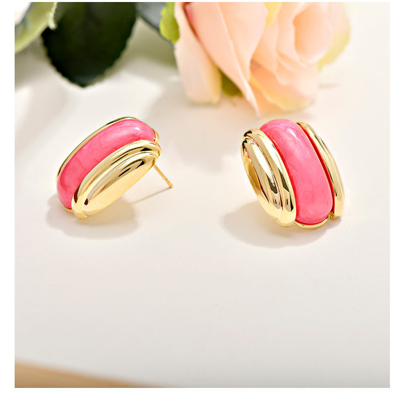 1 Pair Basic Modern Style Geometric Alloy Ear Studs display picture 5