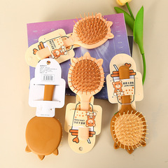 2024新款氣墊美發梳少女卡通學生造型便攜小梳子氣囊按摩梳子批發