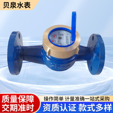 现货机械式小口径DN15-DN40法兰水表耐压耐用安装稳固厂家批发
