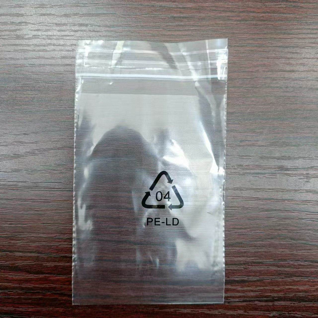 PE自封袋印环保循环标志包装袋透明饰品收纳塑料包装袋现货热销