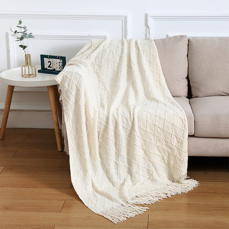 Mantras de diamante de lujo ligero simple invierno grueso cuatro estaciones mantas de oficina general siesta mantas mantas sofá mantas