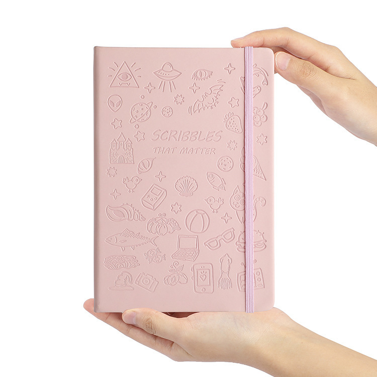 A5 cuaderno lindo cuaderno personalizado cuaderno de mano con cuaderno de notas al por mayor cuaderno de dibujos animados sello