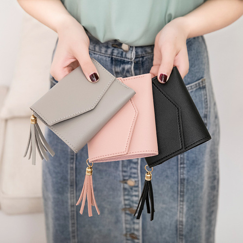 Manufacturer wholesale Korean style personalized wallet foreign trade wholesale  summer new women's portable tassel hand bag