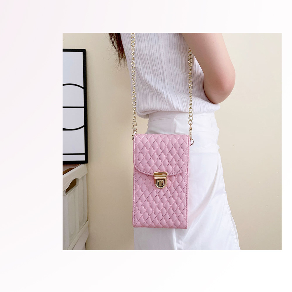 Bolso del teléfono móvil al por mayor comercio exterior mini crossbody bolso del teléfono móvil diseño de nicho de alto sentido 2022 Satchel pequeño bolso del estilo de la fragancia para las mujeres