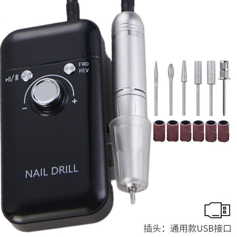 Transfronterizo conveniente amolador de uñas, amolador eléctrico especial para la descarga de uñas, 45000 girar amolador de uñas de piel muerta