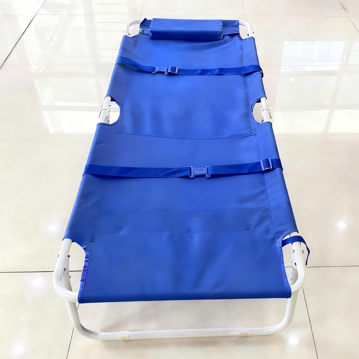 Silla reclinable portátil y cama plegable para siesta en oficina o hogar
