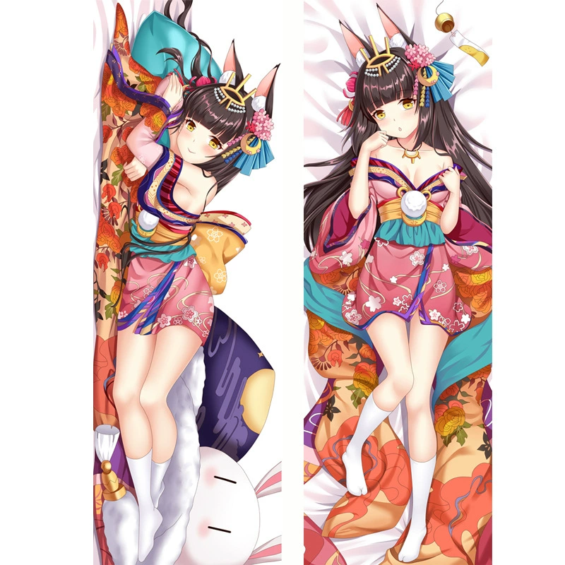 Наволочка для подушки в стиле Azur Lane Nagato лоли, полутелая, для обнимания, длинная наволочка для подушки