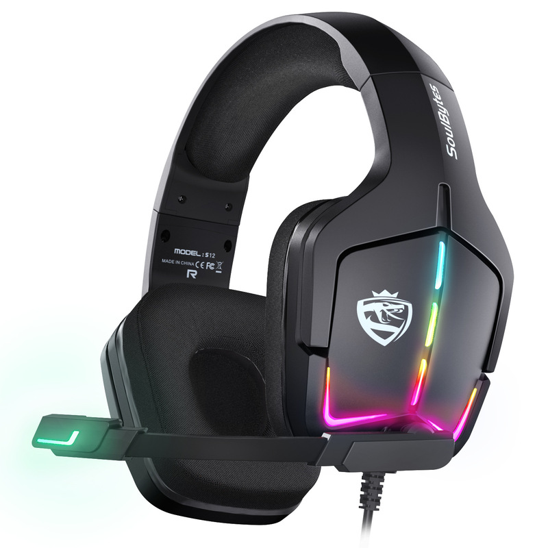 SoulBytes Inzhuo S12 headset game headset computer wired RGB headset PS4/PS5 headset wholesale SoulBytes Inzhuo S12 headset game headset computer wired RGB headset PS4/PS5 headset wholesale